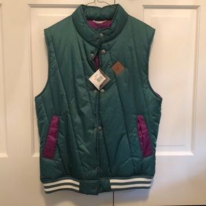 Volcom puffy vest NEVER WORN WITH TAGS